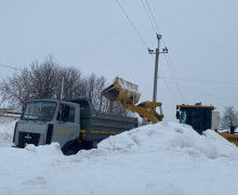 Уборка снега по ул. Западная