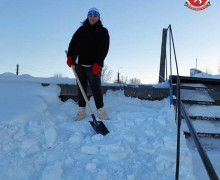 Расчищена лестница в Козьмодемьянске на берегу Волги